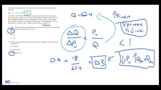 2023 CFA Level 1  Economics  Learning Module 8  Topics in Demand Supply Analysis EOC Questions [upl. by Niobe]