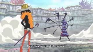 One Piece HD Brook  Soul Solid  Kasuriuta Fubuki Giri [upl. by Naicad]