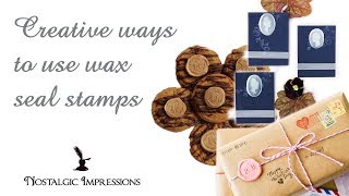 12 Creative Uses for Wax Seal Stamps [upl. by Ayanej791]