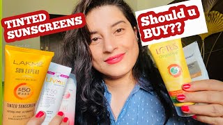 5 Affordable Tinted Sunscreens  Physical and Chemical for all skin types Rachna Jintaa [upl. by Madlin610]