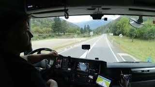 POV  ASMR Truck driving Scania 460r France  Spain to Vielha [upl. by Carroll891]