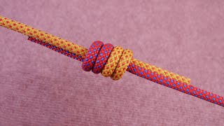 Rope connection knot knotting method [upl. by Ardua790]