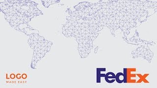 FedEx Logo Design  Logo Made Easy [upl. by Dazhahs]