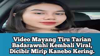 Video Mayang Tiru Tarian Badarawuhi Kembali Viral Dicibir Mirip Kanebo Kering [upl. by Durtschi]