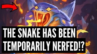 PATCH NOTES Azerite Snake TEMPORARILY NERFED A Wild and DUELS BAN Arena updates [upl. by Hashimoto]