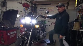 GoldWing Aux Light LED Conversion [upl. by Reklaw]