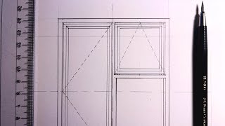 Window Elevation Drawing  Technical Draughting [upl. by Ahsiela]