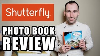 SHUTTERFLY LAY FLAT PHOTO BOOK  REVIEW [upl. by Ruelu]