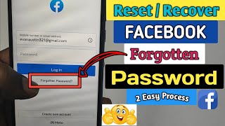 How to Reset or Recover Facebook Password if Forgotten 2024 [upl. by Nawuj]