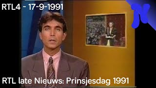 RTL late Nieuws Prinsjesdag 1791991 [upl. by Zil]