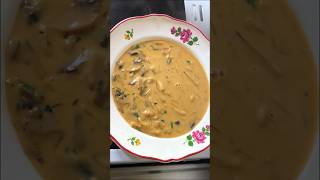 Soupe aux champignons de Paris 😍 cuisine recette champignons soupe potage velouté [upl. by Rammaj10]