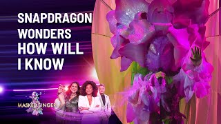 Snapdragons How Will I Know Performance  Season 4  The Masked Singer Australia  Channel 10 [upl. by Joellyn969]