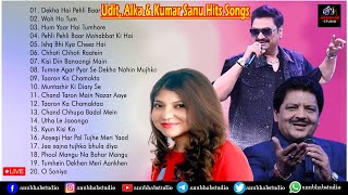 Romantic Hindi Songs Kumar Sanu Udit Narayan Alka Yagnik Old Hindi Songs 90severgreen bollywood [upl. by Aihsenyt268]