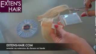 Comment remonter ses extensions en bandes  EXTENS HAIR tuto [upl. by Stockmon]