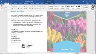 How to Create a Booklet in Word [upl. by Lenard]