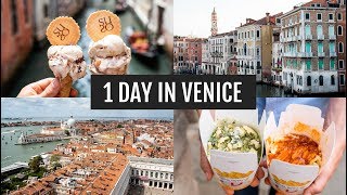 1 Day in Venice Italy Sightseeing  Food  Italy Day 3 [upl. by Anirdnajela]