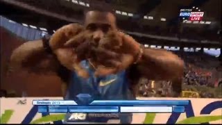 Justin Gatlin beats Noah Lyles over the 100 meters in Monaco  IAAF Diamond League 2019 [upl. by Amrita]