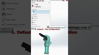 How to create configurations in SolidWorks short [upl. by Lynea624]