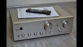 hifiaudio Onkyo A9511 Integrated Stereo Amplifier 2 demo [upl. by Norrehs]