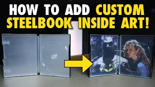 How To Add Custom Steelbook Inside Artwork [upl. by Dopp721]