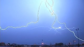 Lightning at Night SuperCompilation one HOUR of bolts and thunder [upl. by Mortensen]