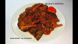 MAKANGE YA SAMAKI FISH MAKANGE English amp Swahili [upl. by Nitnilc]