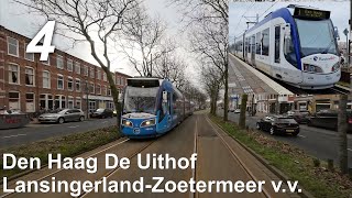 HTM RandstadRail 4 Den Haag De Uithof  LansingerlandZoetermeer vv  HTM 4027  2023 [upl. by Procto]