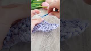 Ścieg na Ażurową dużą torbę na szydełku 🧶👍 knitting pattern crochet yarn [upl. by Eek]