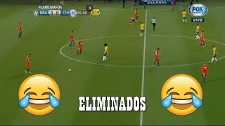 Brasileños le gritan ELIMINADOS a los chilenos [upl. by Eireva47]