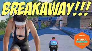 Zwift Breakaway Attempt [upl. by Neumann]