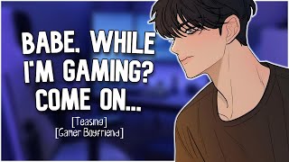 SPICY Relaxing Your Gamer Boyfriend Under the Desk Boyfriend ASMR Roleplay [upl. by Accisej]