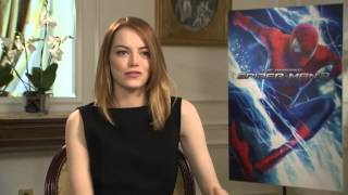 The Amazing SpiderMan 2  Emma Stone Interview [upl. by Urian]