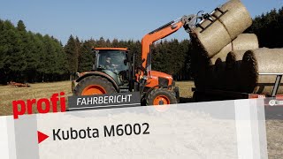 Kubota M6002 Allrounder für Europa  profi Fahrbericht [upl. by Iorio281]