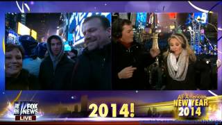 New Years 2014 Ball Drop  Fox News [upl. by Fleeman]