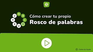 Cómo crear tu propio Rosco de palabras en Educaplay [upl. by Euqinomod]