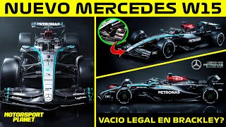 🚨NUEVO y REVOLUCIONARIO MERCEDES W15 🔥 VACIO LEGAL 🤔 VUELVE el PLATEADO ✅ ANALISIS y DETALLES [upl. by Nibram]