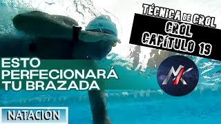 🏊 CROL 🦎 Capítulo 19 TÉCNICA RECOBRO ACUÁTICO EFICIENCIA en la BRAZADA Estilos de Natación [upl. by Kerekes]