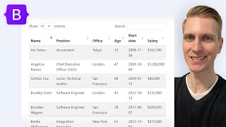 Create a Data Table in Bootstrap 5 [upl. by Lenuahs895]