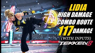 Tekken 8 LIDIA HIGH DAMAGE Combo Route [upl. by Elwira]