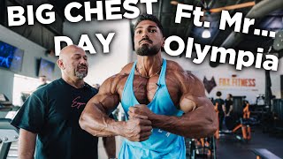 Chest Day with COACH ft dereklunsford hanyrambodFST7 [upl. by Ylevol]