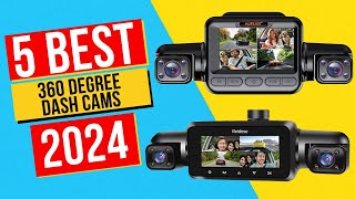 Best 360 Degree Dash Cams In 2024  Top 5 360 Degree Dash Cams [upl. by Tneicniv]