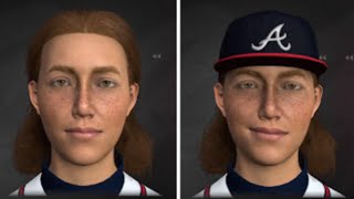 Creating My 58th Female Player  Autumn Paquette Starting Pitcher MLB The Show 24 [upl. by Kanor576]