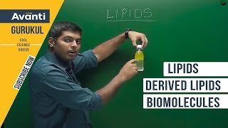 11B09  Biomolecules  Lipids  Derived lipids  Biomolecules  Class 11 Biology [upl. by Llennehc]