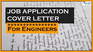 Job Application for Civil Engineer Post  Cover Letter for Engineers  LearnVid Dr Dipti [upl. by Nortna]