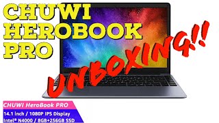 Unboxing CHUWI Herobook pro Review [upl. by Erdman804]