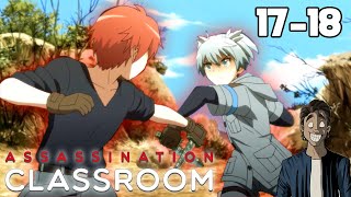 Nagisa VS Karma  Assassination Classroom Season 2 Episode 17 and 18 Blind Reaction [upl. by Christye]