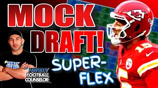 Fantasy Football Mock Draft 2023  Superflex Draft Strategy [upl. by Htebaras111]