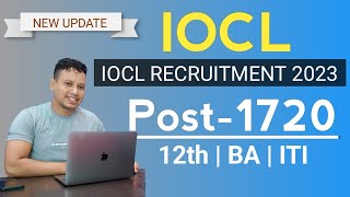 IOCL New Vacancy 2023⚡  IOCL Refinary Apprentice New Vacancy  IOCL Online Form 2023 [upl. by Nera]