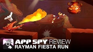 Rayman Fiesta Run iOS iPhone  iPad Gameplay Review  AppSpycom [upl. by Iv]