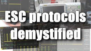 ESC protocols demystified  PWM OneShot125 Multisot DSHOT [upl. by Romola]